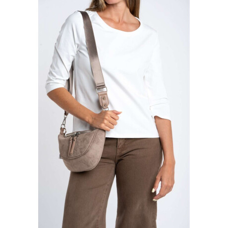 Remera Manga 3/4 Algodon Elastano Nacar