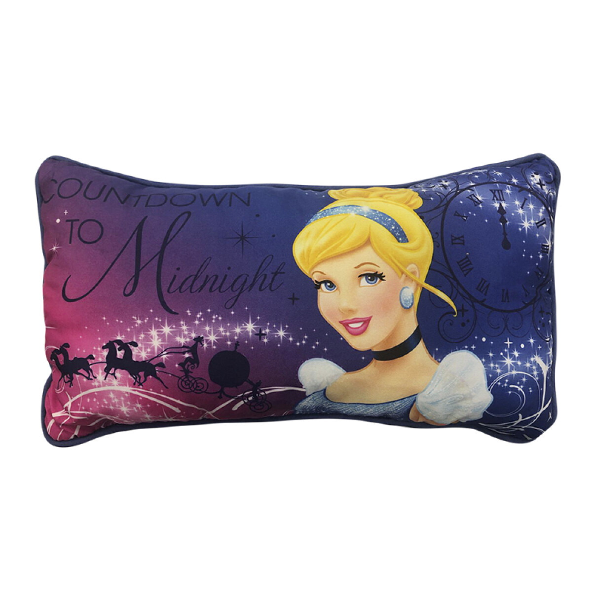 Almohada Bebés de Algodón Princesas Disney 35 x 20 cm - AZUL 