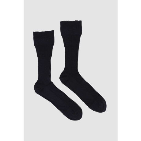 Medias compresion controlada algodon hombre Negro