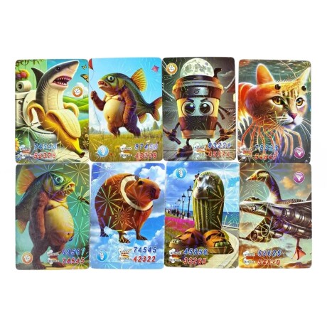 Sobre de Cartas Brain Rot Trading Card Game 8 Unidades 001