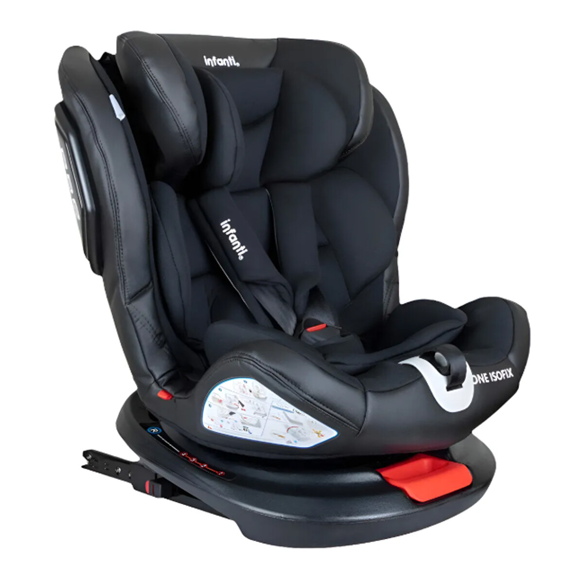 Butaca One Isofix 360 Infanti C008-BLK 36Kg Universo Binario - NEGRO 