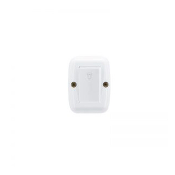 Caja exterior 1 módulo c/ 1 pulsador timbre blanco M47214