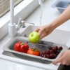 Escurridor para pileta de cocina bacha gris