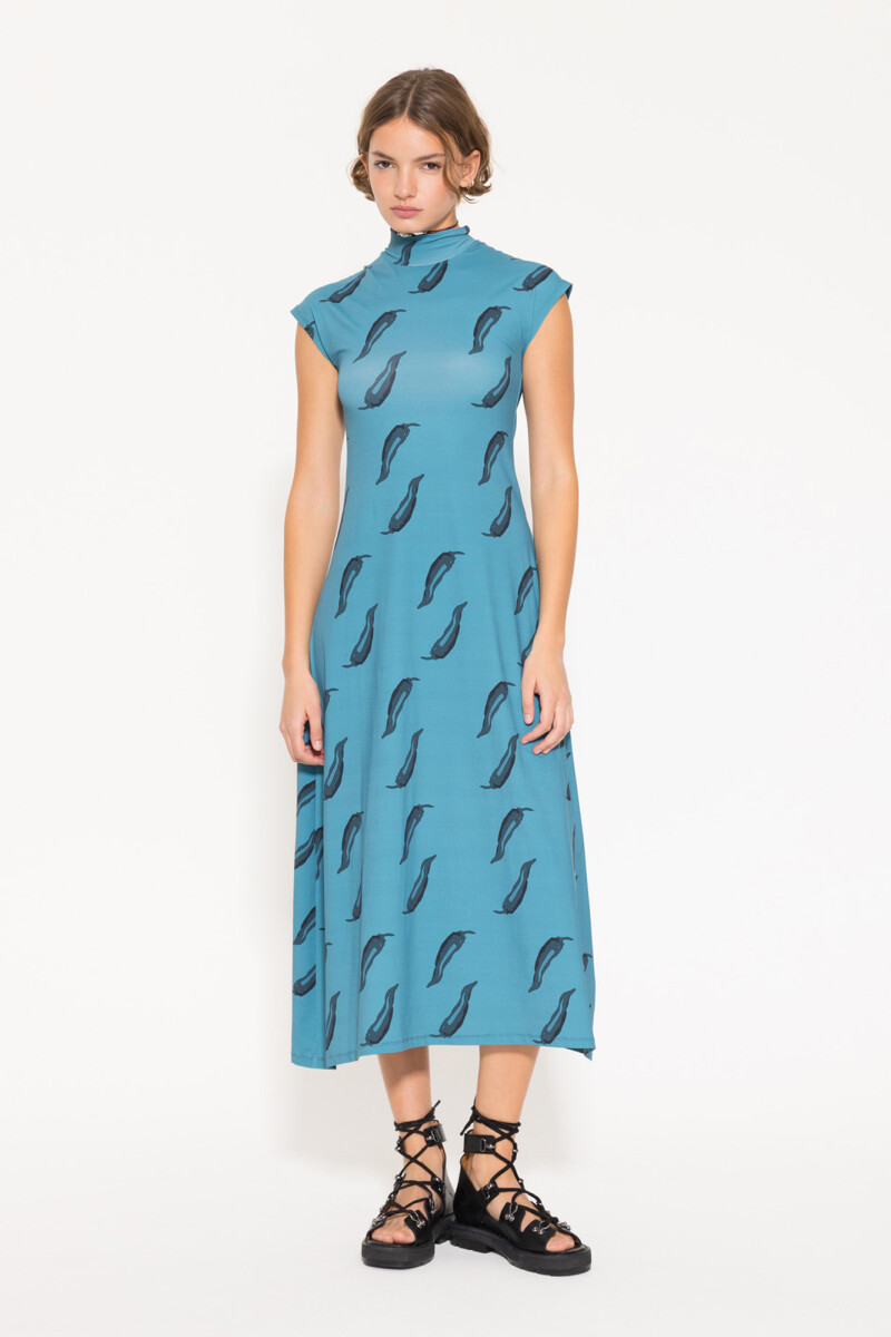 VESTIDO BLAIR Celeste