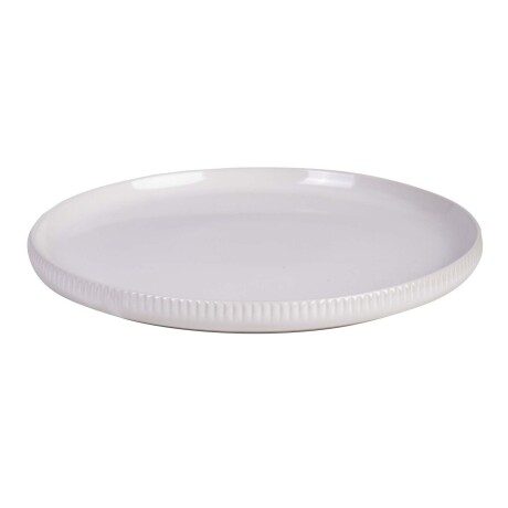 PLATO 21CM LISE CERAMICA BLANCO BLANCO