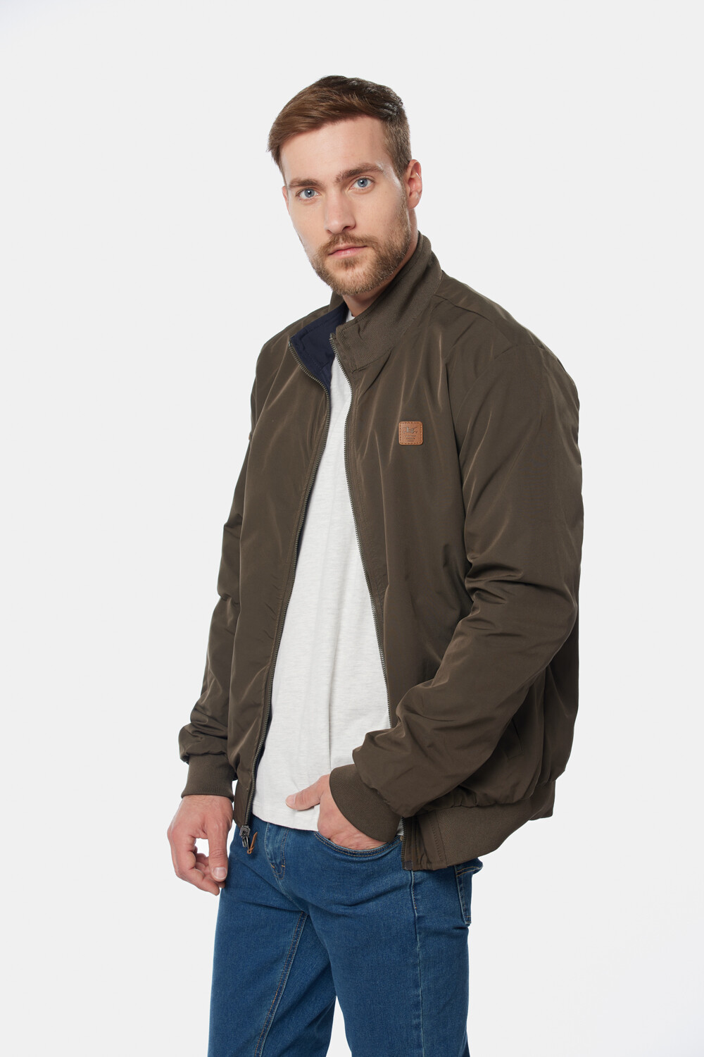 CAMPERA REVERSIBLE Azul