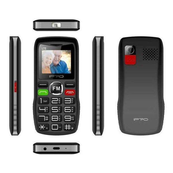 Ipro F 188s Adultos Mayores 48/128 Mb 4g CEL IPRO SENIOR F188S 4G SENIOR NEGRO