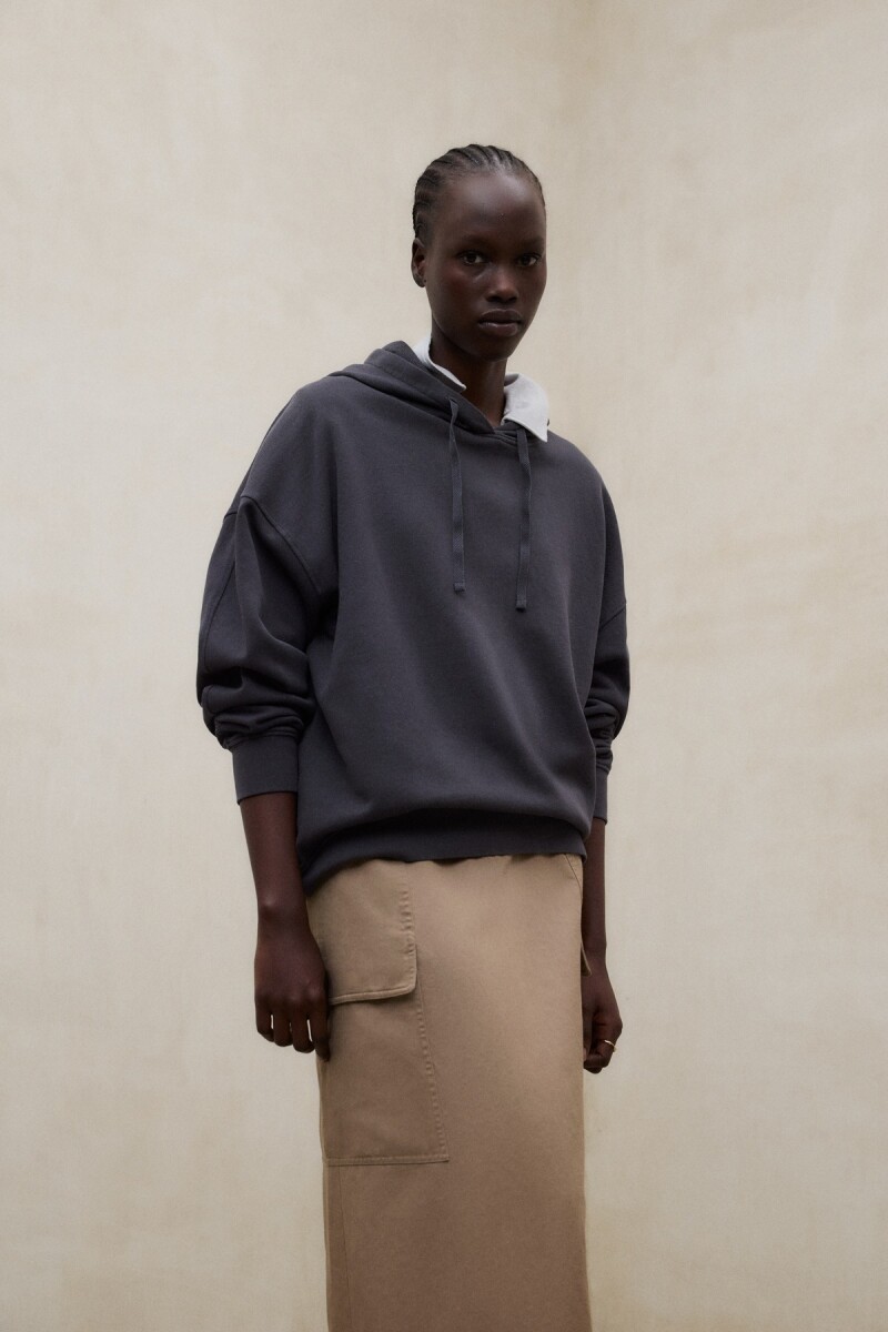 HOODIE BIANCA Gris