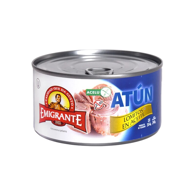 ATUN EMIGR.LOMITO 354G ACEITE Atun Emigr.lomito 354g Aceite