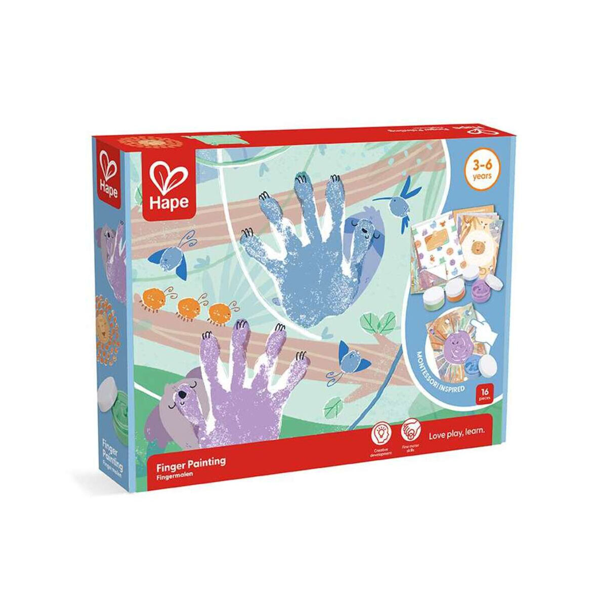 Pintura de dedos Hape 