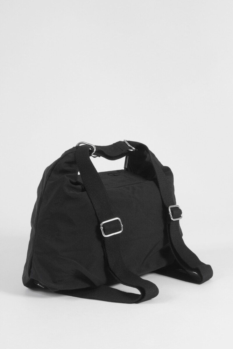 Hobo mochila de tela negro
