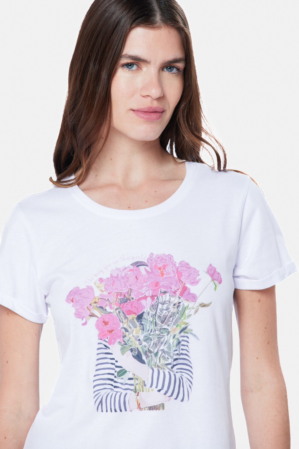 REMERA ESTAMPADA Blanco