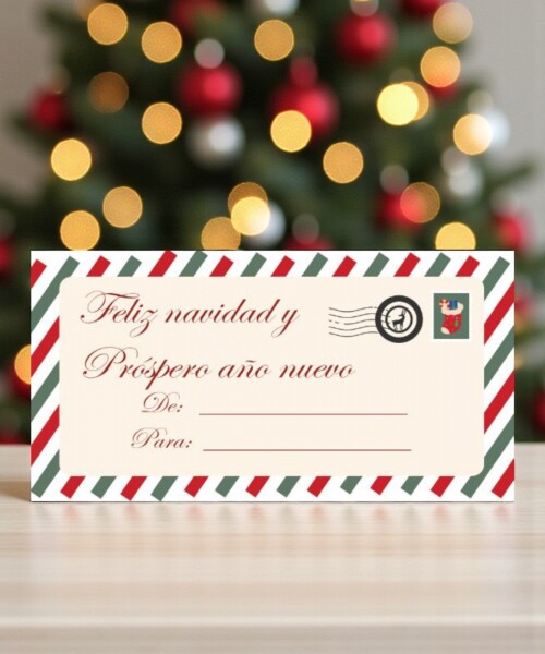 Tarjeta navidad 10x15 cm DISEÑO 26