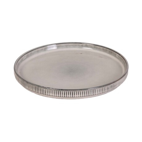 PLATO CERAMICA GRIS ALLIE