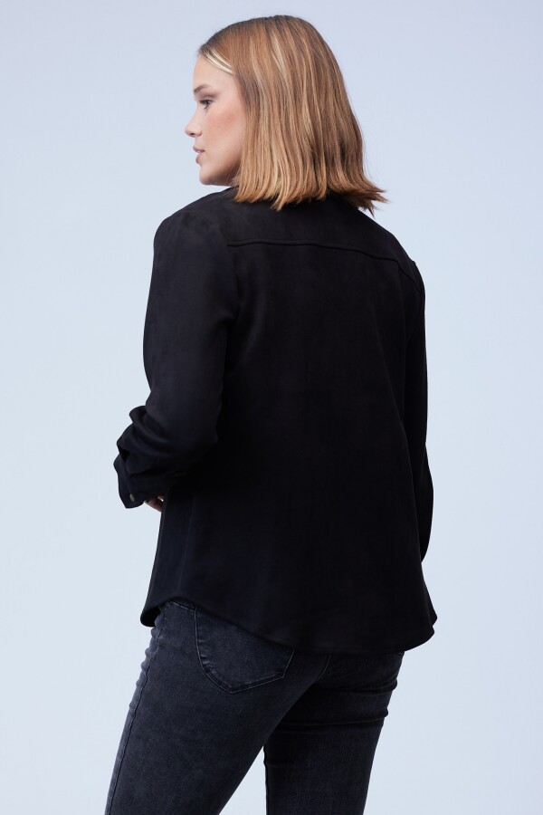 Sobrecamisa Suede NEGRO