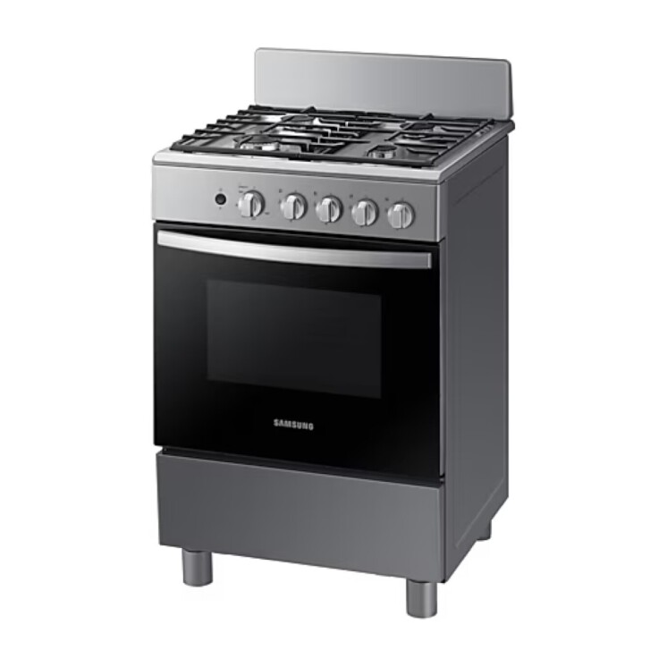 Cocina a Gas Samsung NX4000BM 4 Hornallas con Quemador Rápido Black