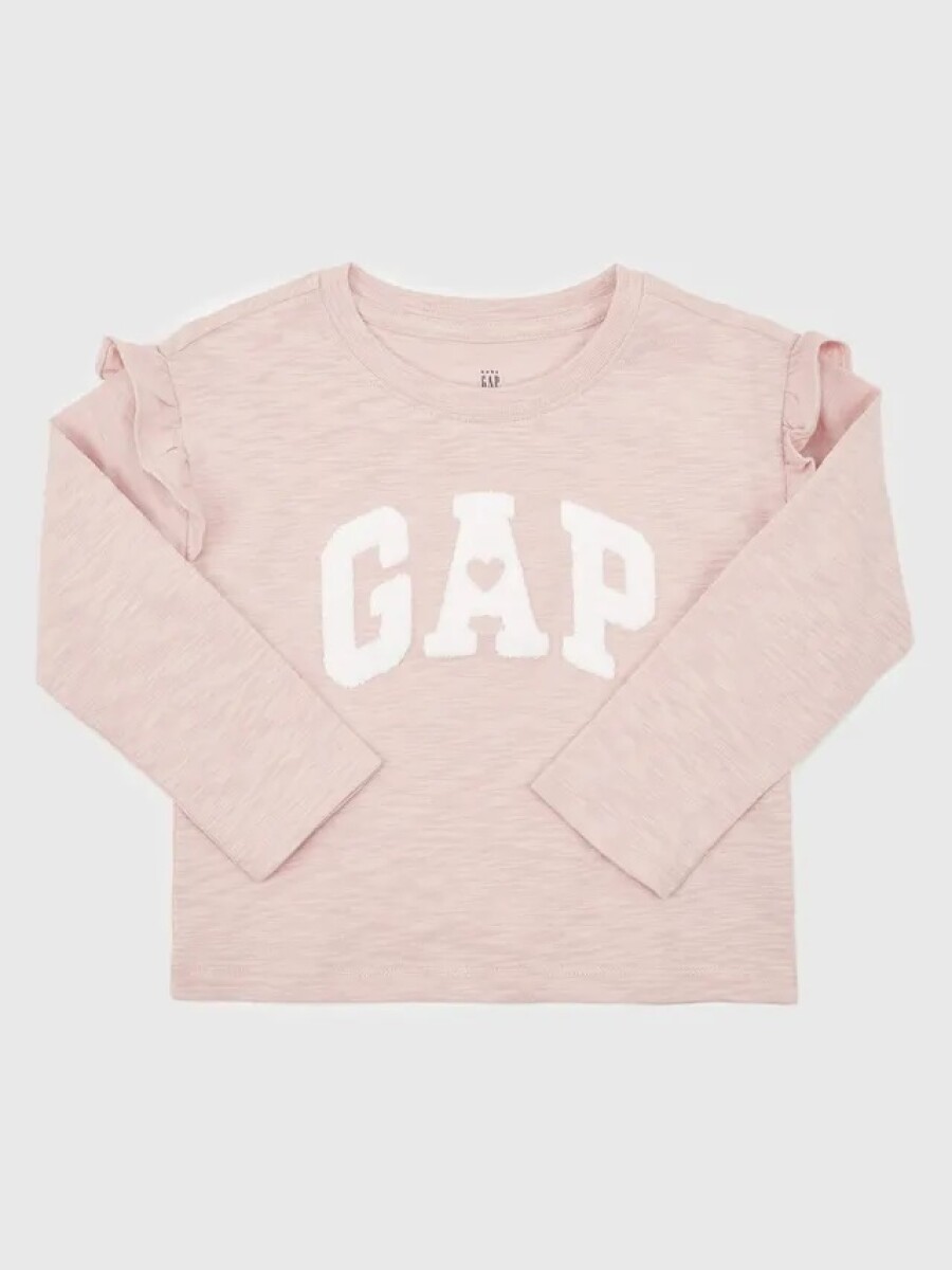 Remera Logo Con Volados Toddler Niña - Primitive 