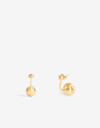 Aros Pasantes Metal Aros Cortos De Acero - Dorado