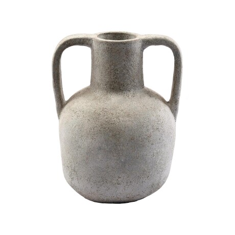 JARRÓN DECORATIVO TEO TERRACOTA BLANCO BLANCO LAVADO
