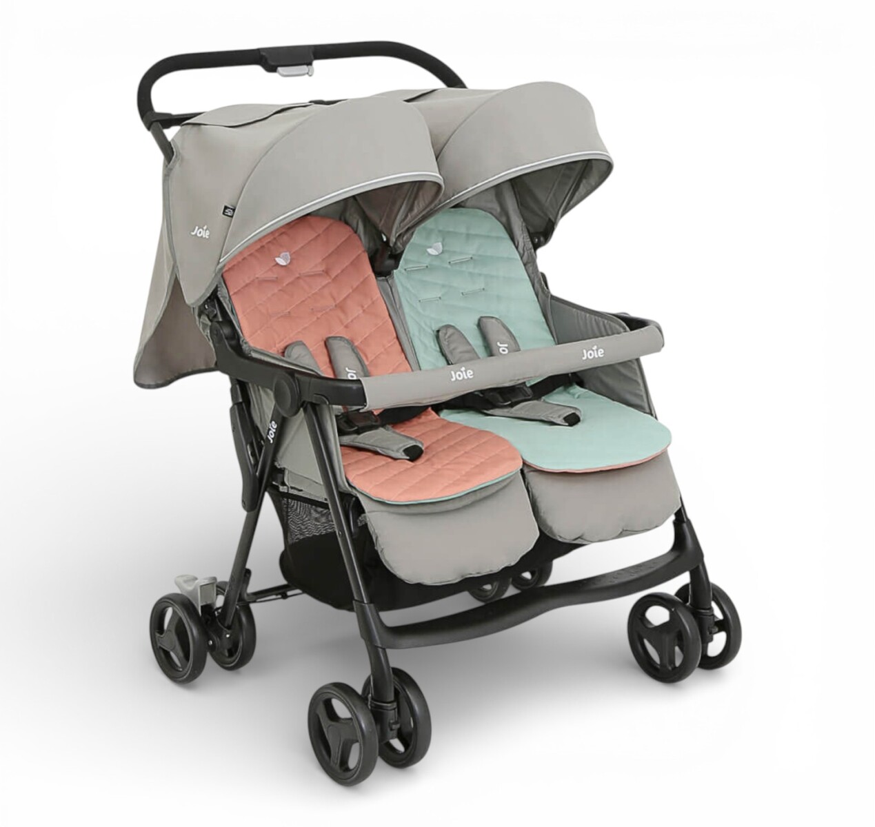 Cochecito Doble Aire Twin Para Mellizos o Hermanos Joie 