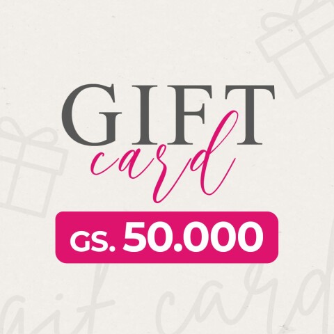 GIFTCARD 50.000 GS. Unica