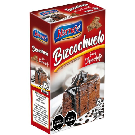 Harina sin gluten para bizcochuelo Chocolate 500g HORNEX Harina sin gluten para bizcochuelo Chocolate 500g HORNEX