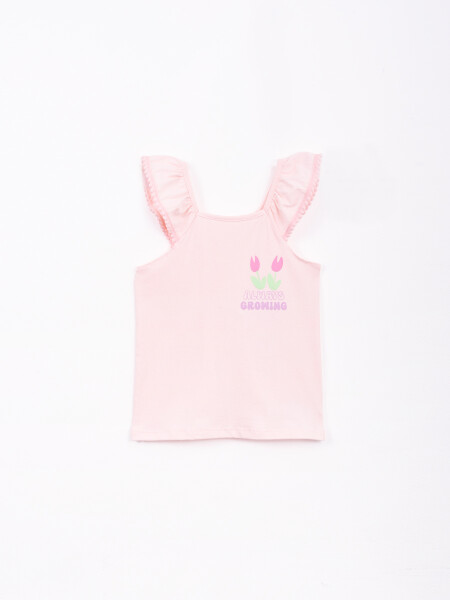 MUSCULOSA NIÑA ALWAYS GROWING ROSADO