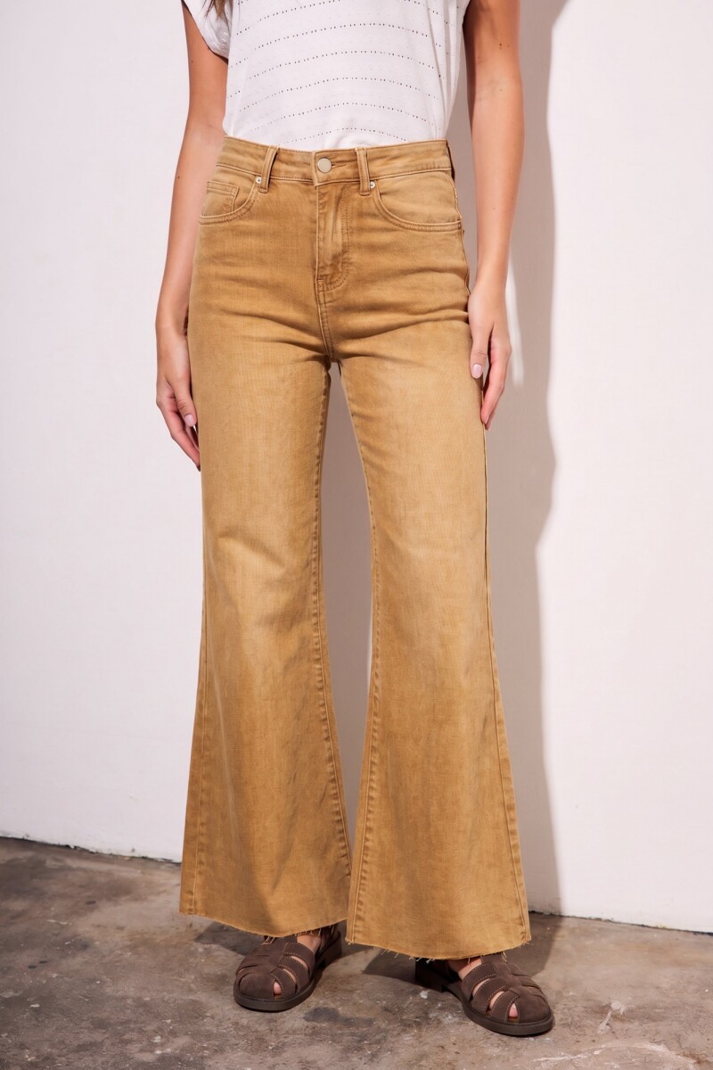 Flare Wide Leg Lavado Camel