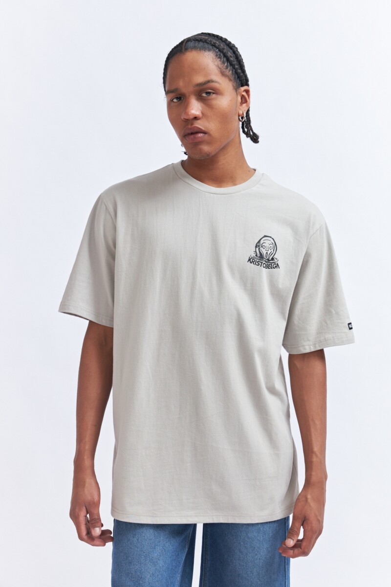 REMERA FACE - GRIS 