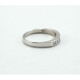 Anillo Oro 18K Blanco Y 7 Brillantes Corte Princesa Anillo Oro 18K Blanco Y 7 Brillantes Corte Princesa