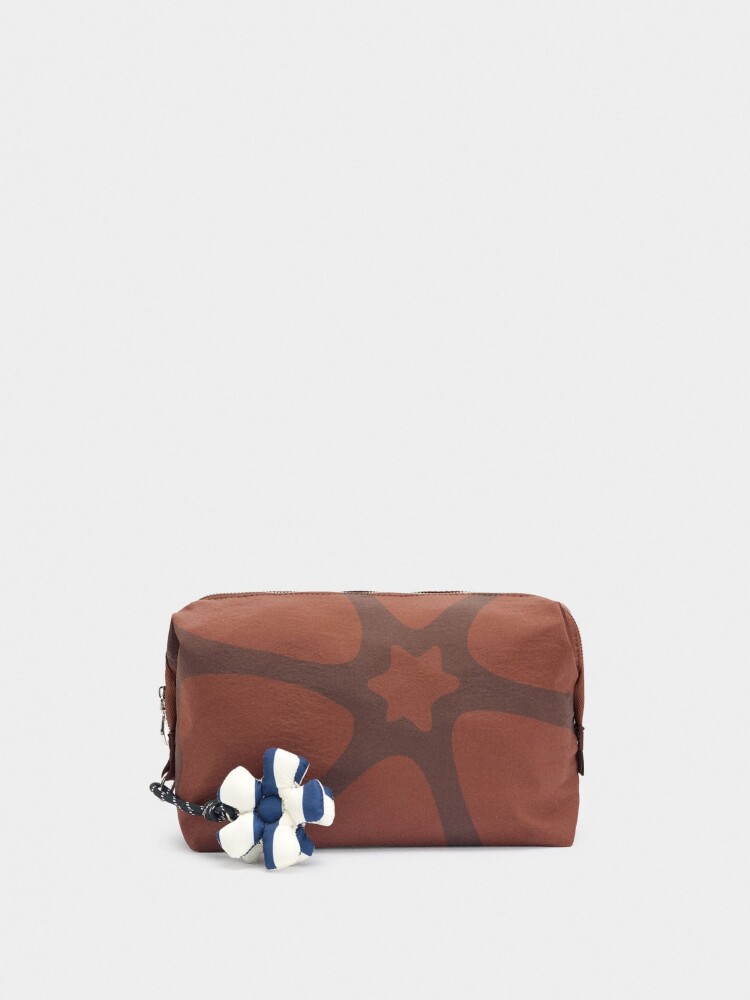 Neceser Estampado De Nylon multicolor