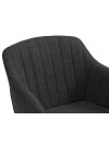 Silla de comedor ADSLEV tela gris antracita Silla de comedor ADSLEV tela gris antracita