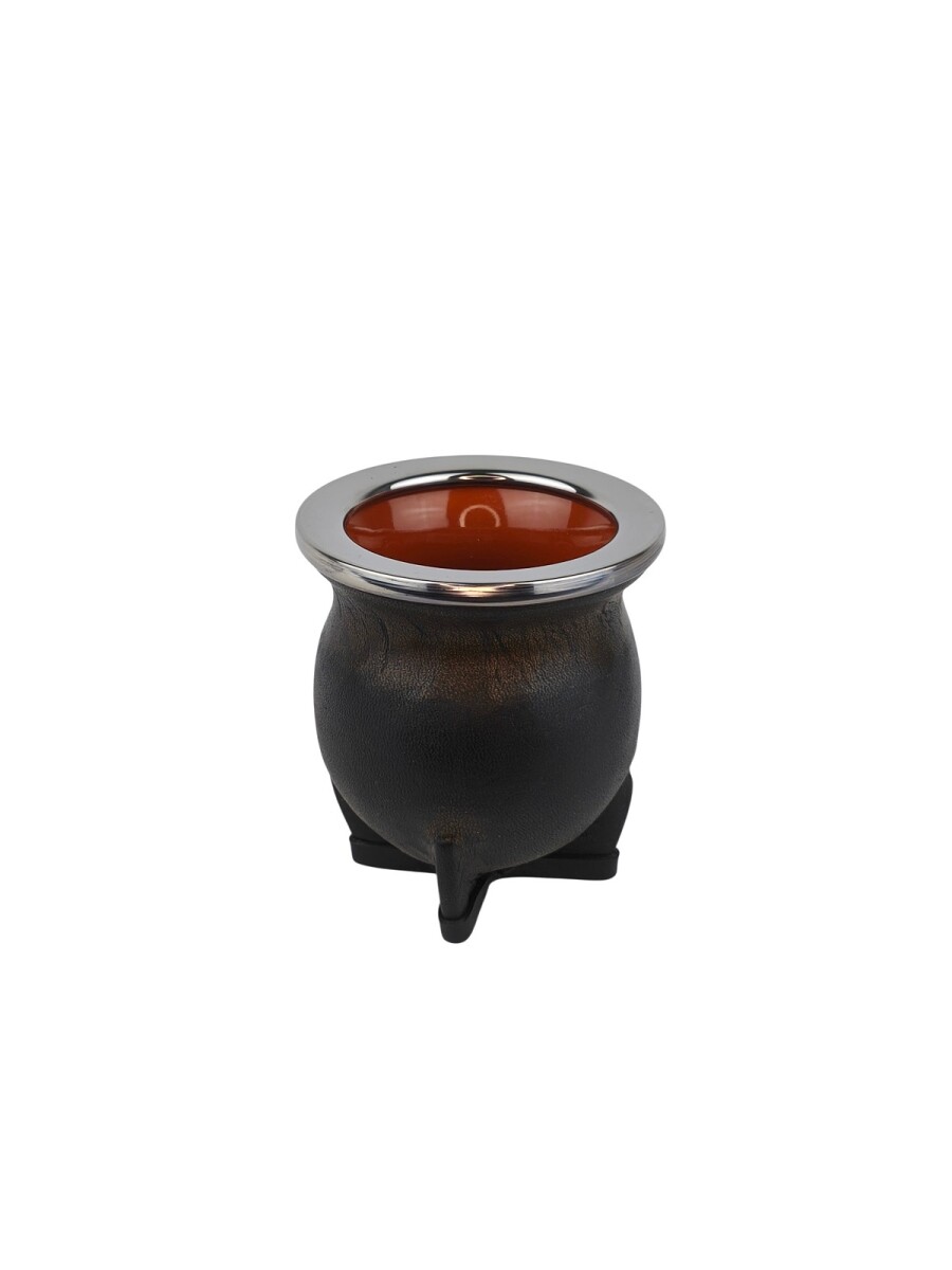 Mate ceramica florero - Negro 