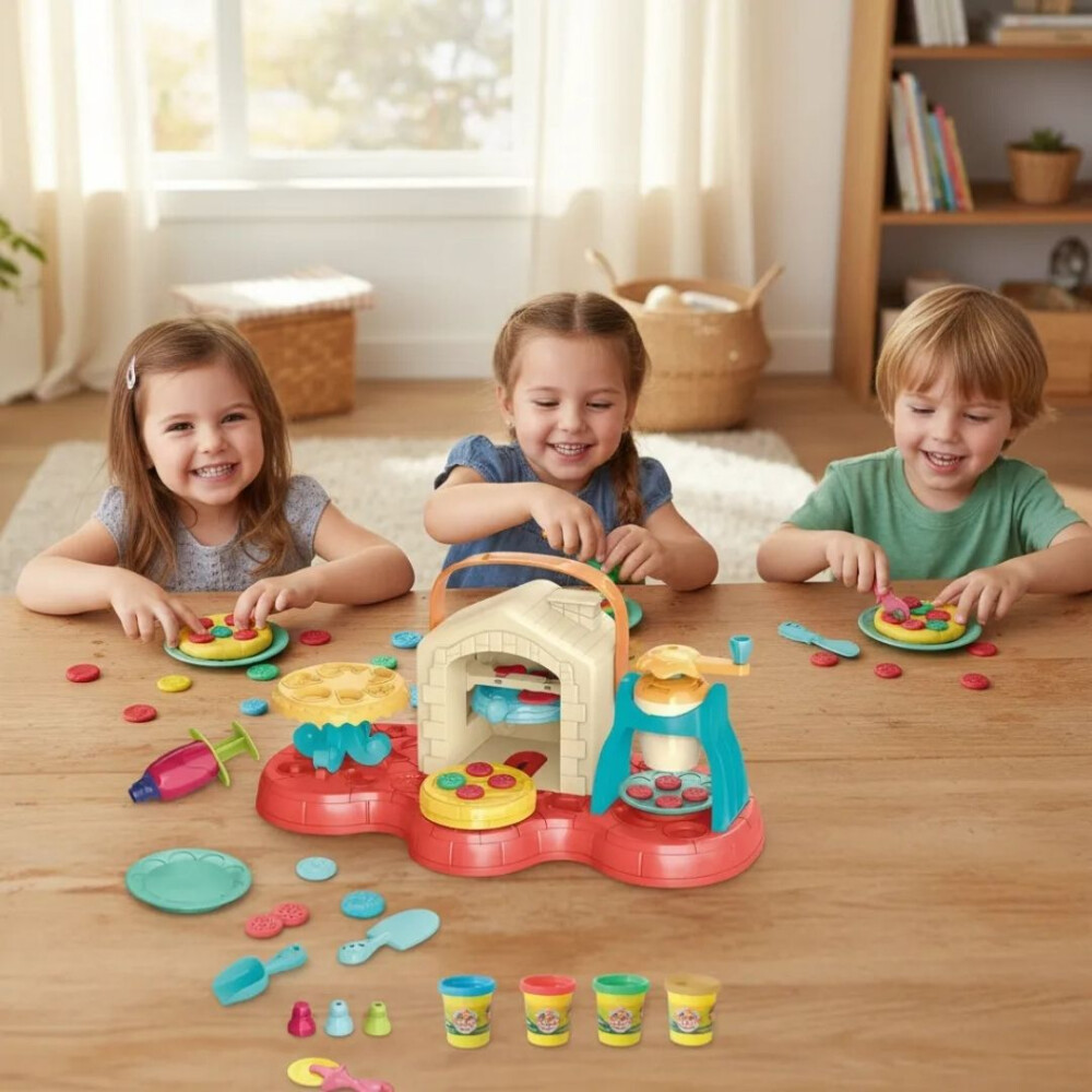 Kit Fabrica De Pizza Con Plastilina Y Accesorios Kit Fabrica De Pizza Con Plastilina Y Accesorios