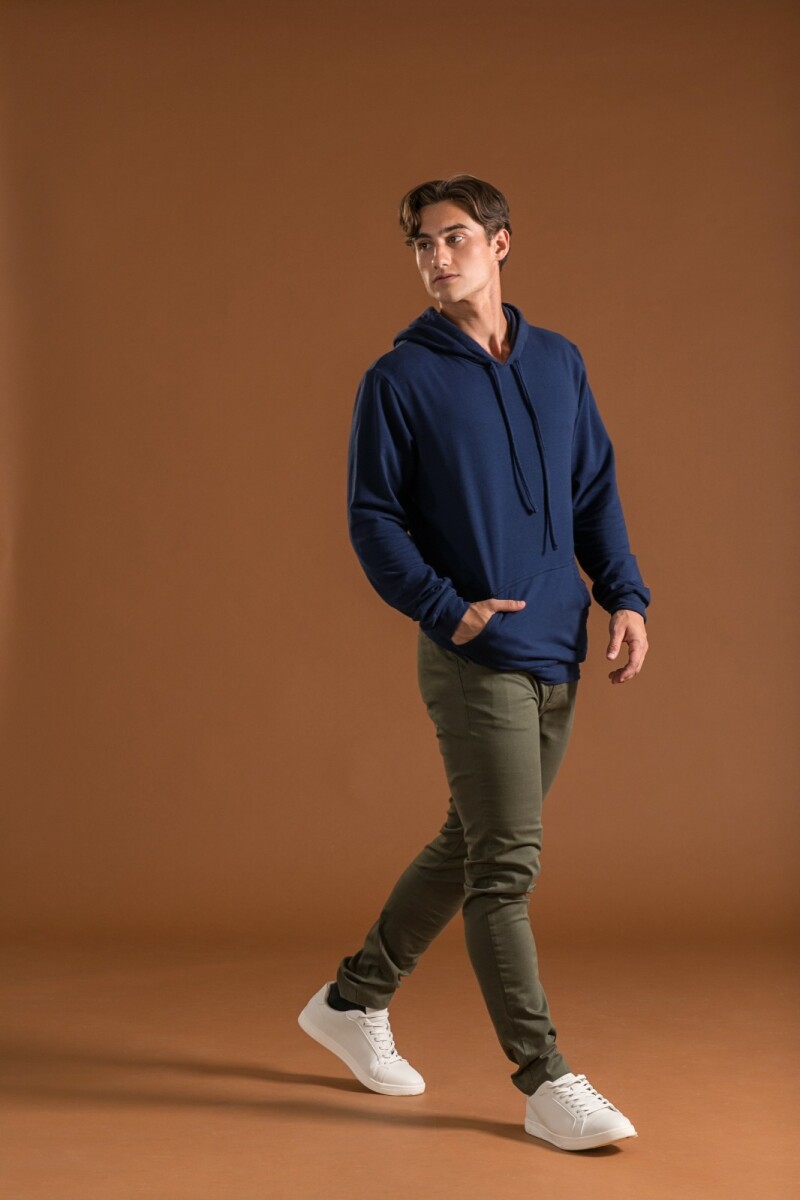 Buzo con Capucha. - Verde Musgo. 