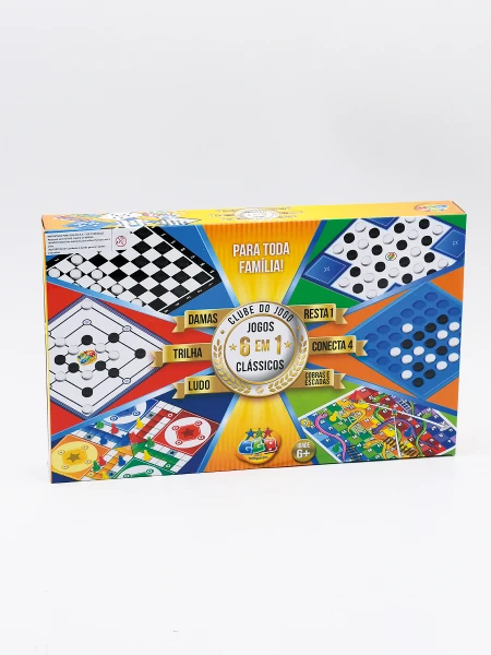 JUEGOS CLASICOS 6 EN 1 MULTICOLOR