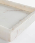 Bandeja Serela de mármol blanco 35 x 18 cm