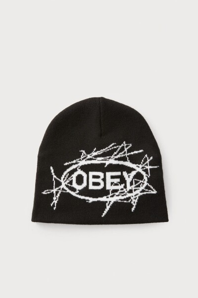 OBEY SCRAM BEANIE Negro
