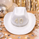 Sombrero Cowboy N°40 BLANCO