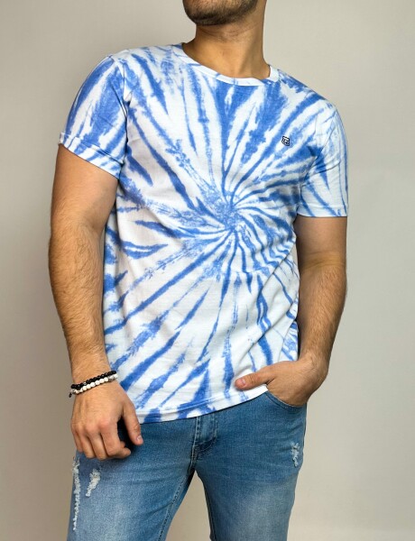 T-Shirt print Bertoni Azul