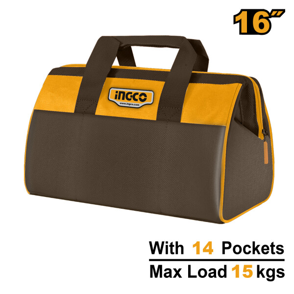 BOLSO 16´´ CON 14 BOLSILLOS INGCO HTBG281628 BOLSO 16´´ CON 14 BOLSILLOS INGCO HTBG281628