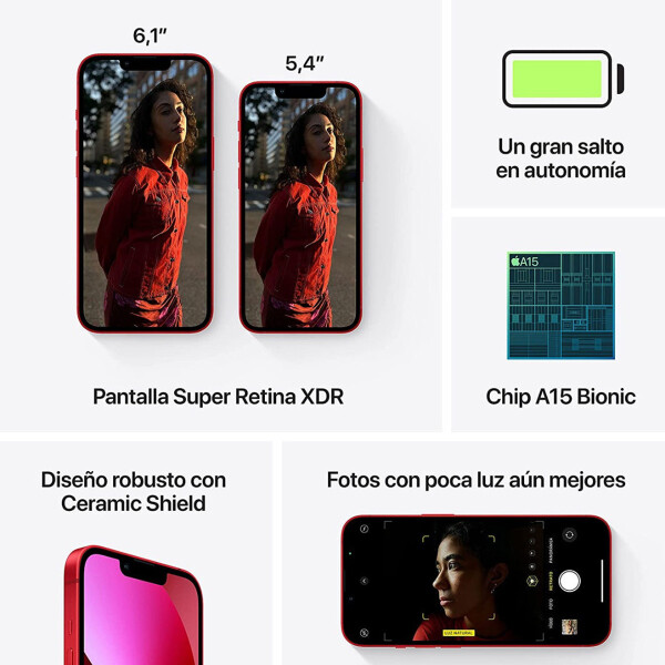 Iphone 13 4/128 Gb 5g ROJO