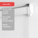 Set x2 Cortina roller blackout 150x200 cm BLANCO