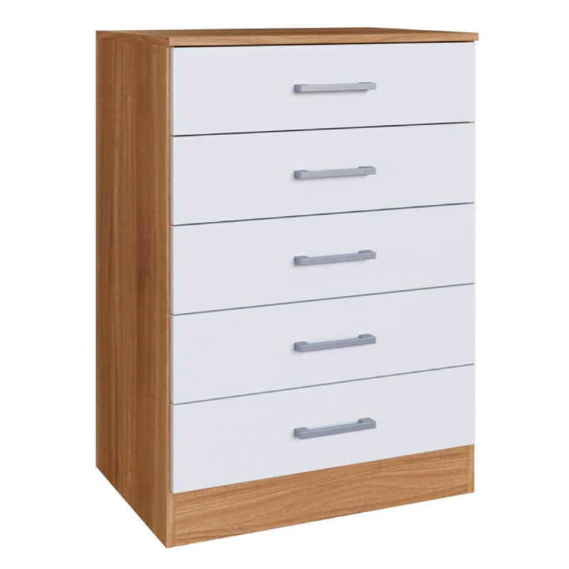 Juego De Dormitorio Ropero 3p + Cómoda 5c + 2 Mesas De Luz Juego De Dormitorio Ropero 3p + Cómoda 5c + 2 Mesas De Luz