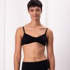 Vedetina Gracia – Algodón suave con faja en cintura, calce delicado Negro