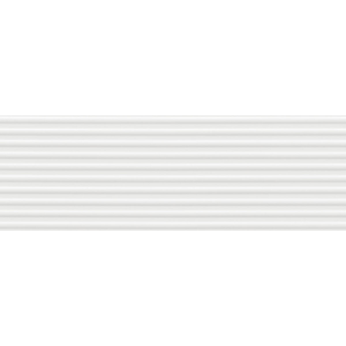 Porcelanato Blanco Decorado Rectificado 30X90Cm Pared 