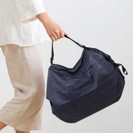 Bolsa bolso enrollable Negro