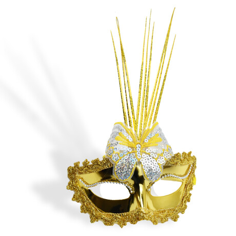 ANTIFAZ CON PLUMAS GLITTER Y LENTEJUELAS 26657 ANTIFAZ CON PLUMAS GLITTER Y LENTEJUELAS 26657
