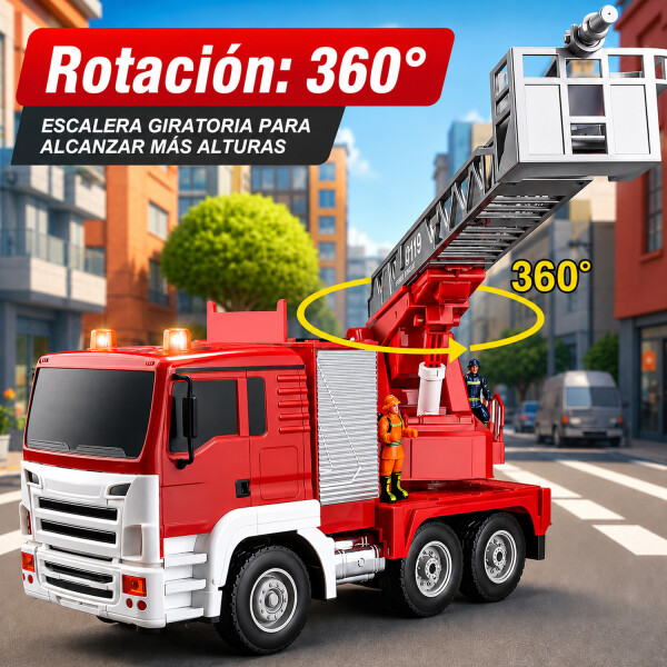 Camión De Bombero Eléctrico Control Remoto 2037 CAMION BOMBEROS CONTROL REMOTO 2037