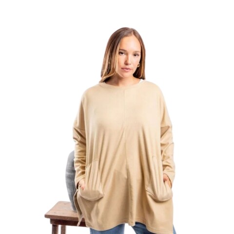 BUZO DRALON S-L BEIGE